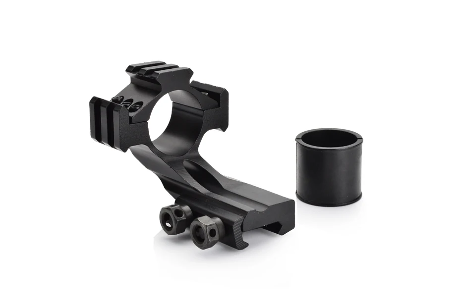 Tactical Tri-Rail Scope Mount Flashlight Laser Mounts 25.4 mm 30mm Ring Cantilever Riflescope Mount Rail For AR-14 M4 M16