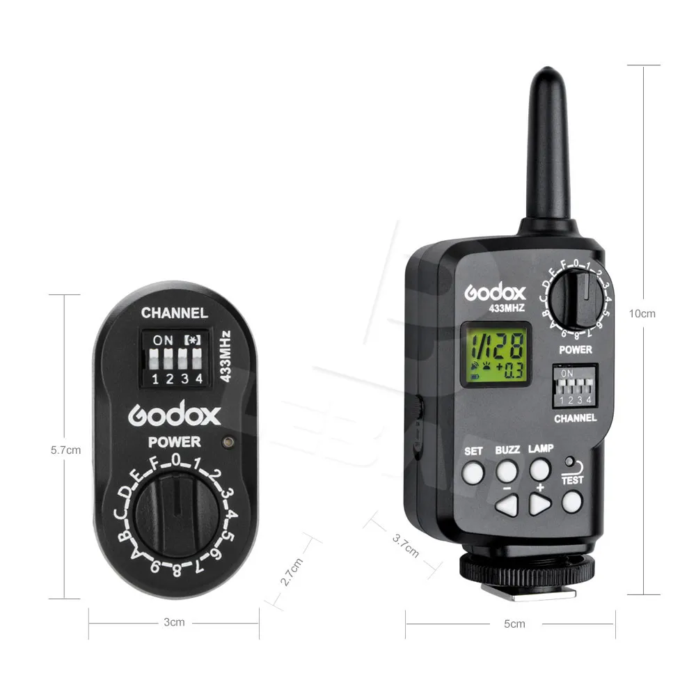 Беспроводной контроллер питания Godox FT-16 триггер для стробоскопической вспышки