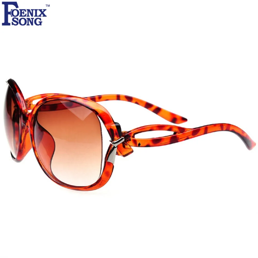 

FOENIXSONG New Fashion Leopard Vintage Brand Sunglasses Women De Sol Female Sun Glasses Goggles UV400 Eyewear