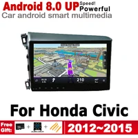 for honda civic 2012 2013 2014 2015 accessories car android gps navigation multimedia player system hd ips screen radio headunit