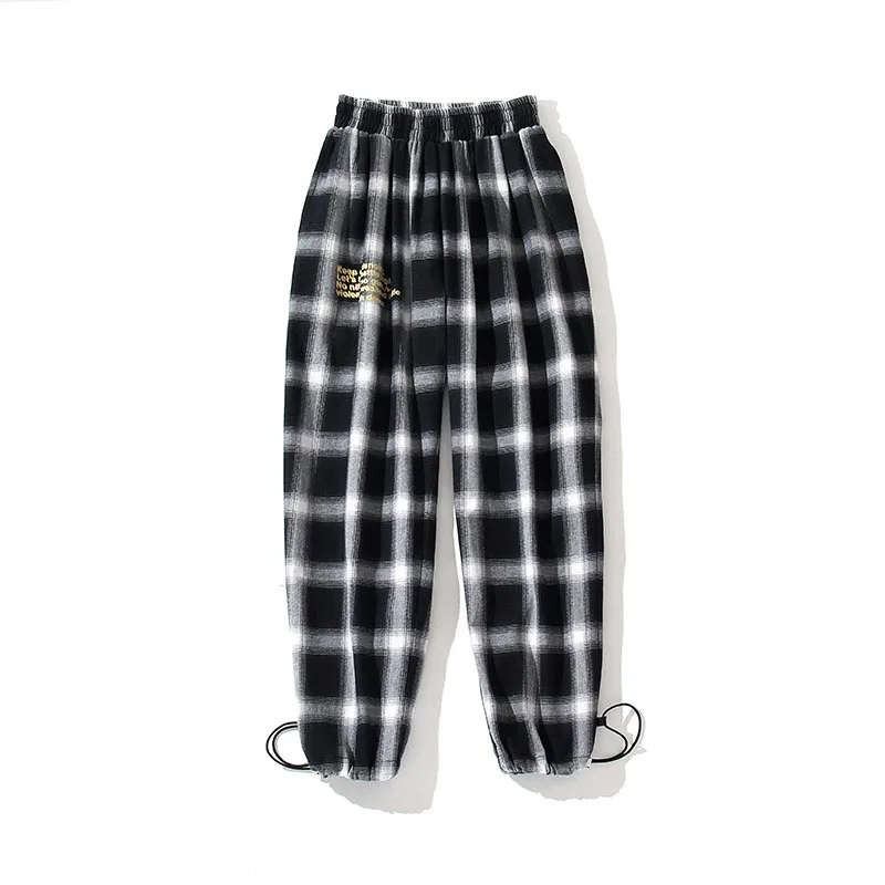 Pants Модный костюм для джазовых танцев; детская одежда в стиле хип-хоп; современная одежда для выступлений в джазовом стиле для девочек; детская рубашка в клетку; брюки; DQS1462 - Цвет: Pants