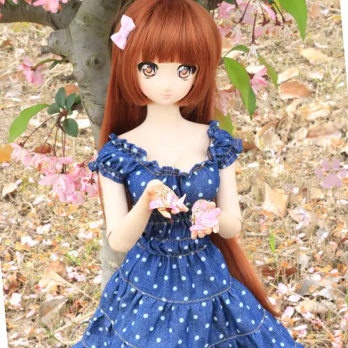 Новинка BJD 1/3 1/4 MSD умная кукольная одежда милые джинсы с оборками милое платье/юбка