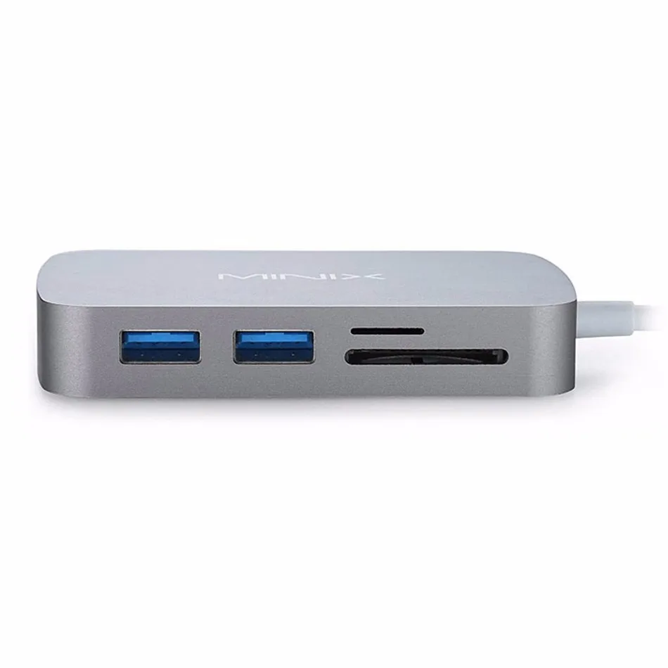 [В Наличии]! MINIX NEO Тип C MAdapter Выход VGA/Gigabit Ethernet/USB3.0 * 2/TF & SD Слот Для Карт Памяти