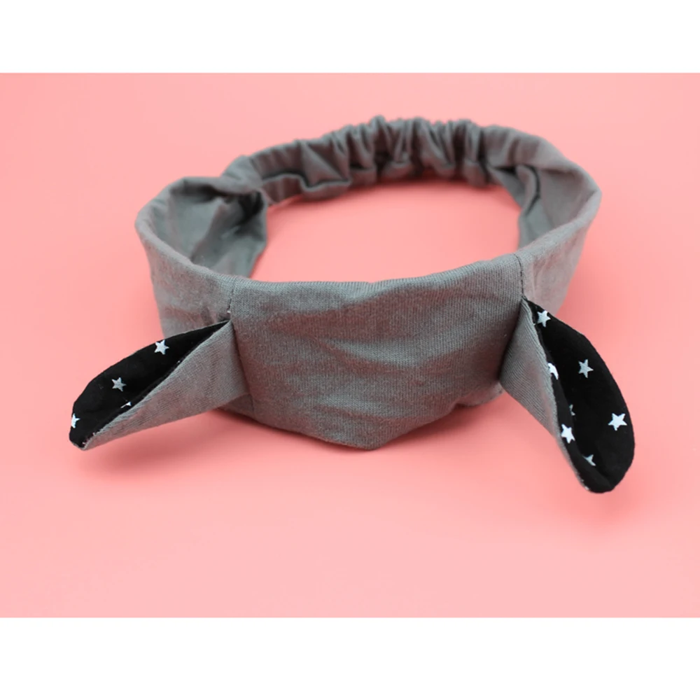 Kids Girls Headband Rabbit Bow Ear Hairband Children Headwear Turban Knot Head Wraps Casual Apparel Accessories | Детская одежда и