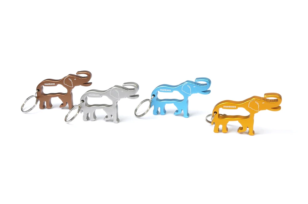 

AceCamp Portable Animal Shaped Bottle Opener Keychain Aluminum Allo Key Ring Beer Bottle Opener Outdoor Camping Tool