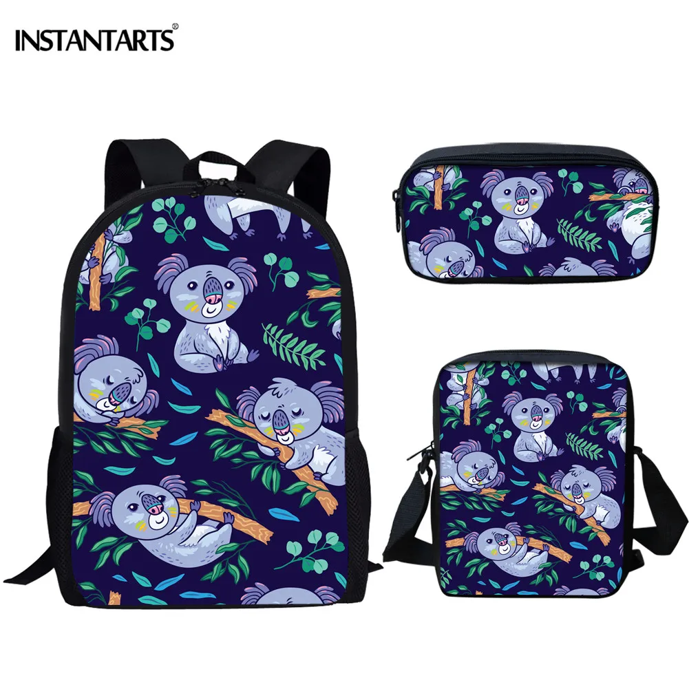 INSTANTARTS австралийский школьный рюкзак Koala с животными для детей мини сумкой через
