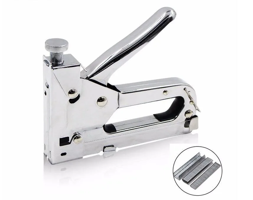 3 вида цветов многоинструментный штапельный пистолет для ногтей мебельный