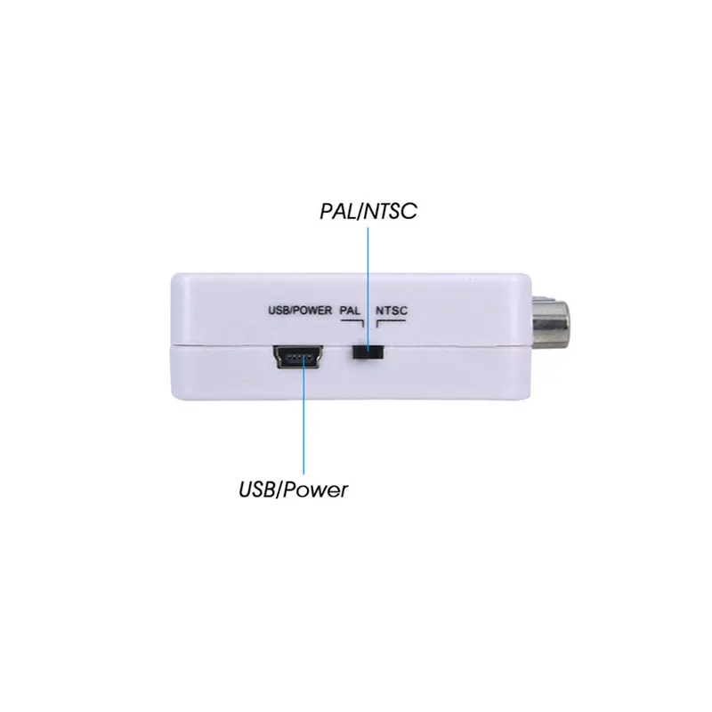 Оригинальный HD 1080P HDMI/AV/RCA CVBS L/R адаптер Mini HDMI2AV видео конвертер коробка поддержка