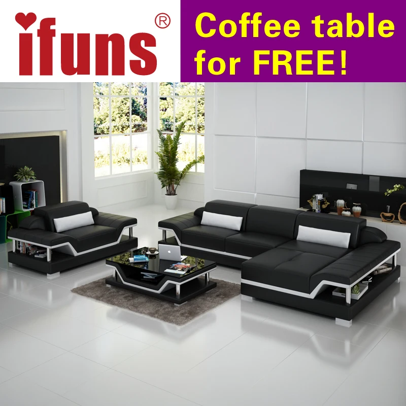 IFUNS salon furniture manufacturer modern design living roomleather sofa set top grain italian black&ampbrown&ampwhite&amporange&ampleather |