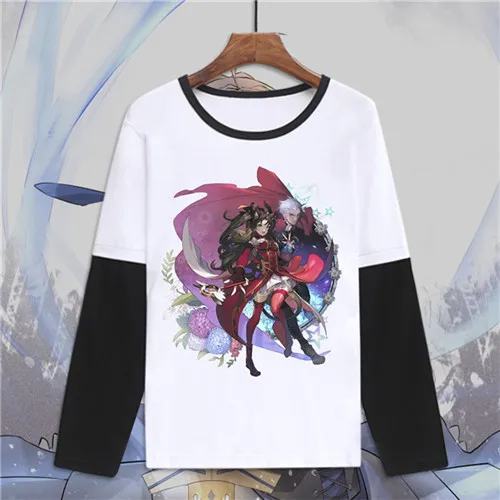A Fate grand order, футболка, мужская, забавная, длинный рукав, fgo, футболка, Fate apocripha saber, косплей, Fate Stay Night, Fate Zero - Цвет: A