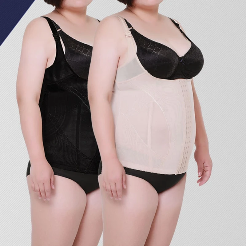 Регулируемый плечевой ремень тренажер талии жилет корсет женские топы модель 5XL