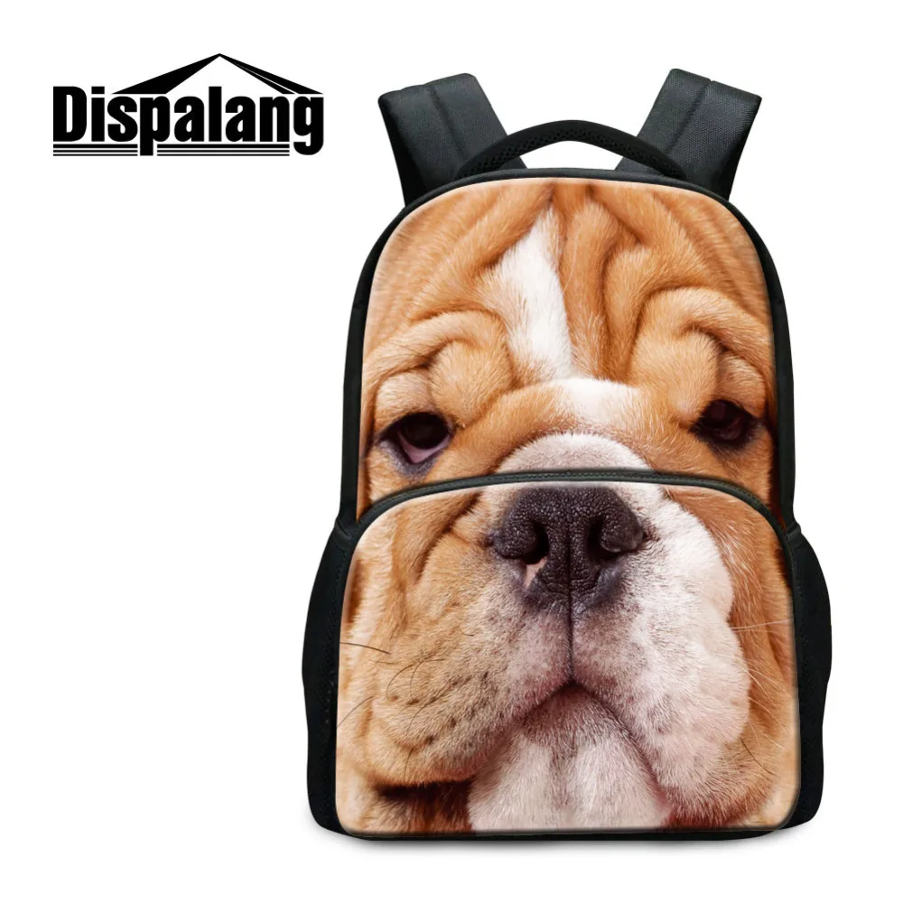 Рюкзак Dispalang для ноутбука с 3D изображением животных детские школьные ранцы