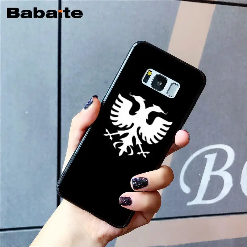 Babaite Armenia Albania флаг России герб чехол для телефона samsung Galaxy S8 S7 edge S10 S10E S10lite S9plus S5 M10 20