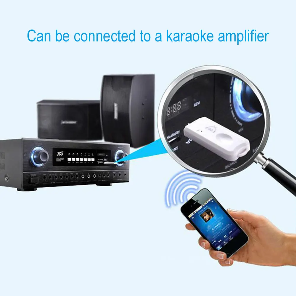 2019 двойной выход Bluetooth аудио приемник умный автомобиль для AUX Прямая поставка |