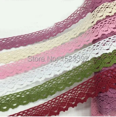 

15Meters/lot 3CM Width White Braid Cotton Lace Fabric Trim DIY Lace Ribbon For Curtain Sewing Decoration 5-063