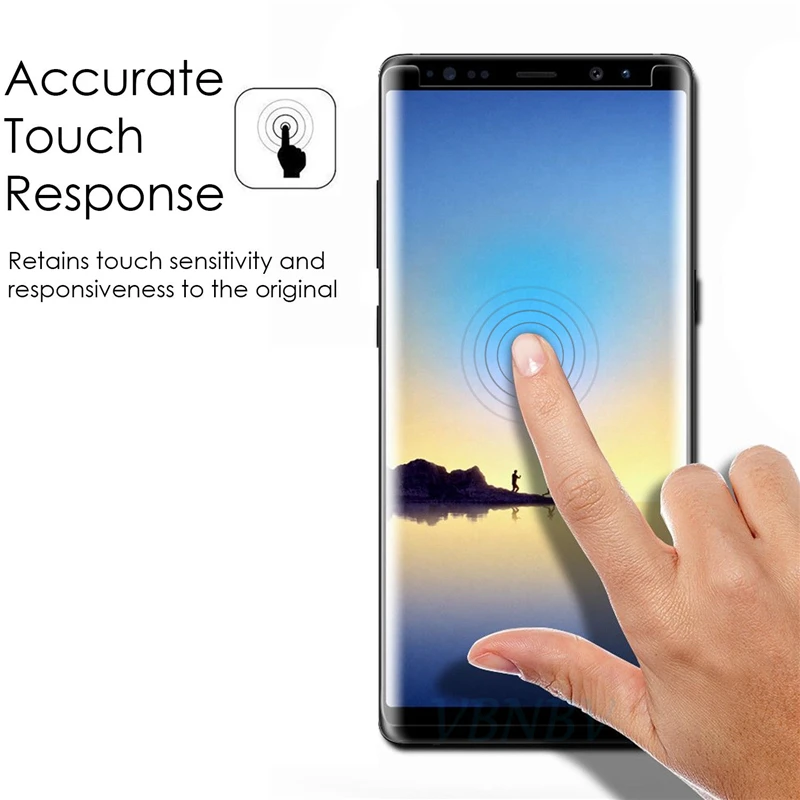 VBNBV 3D полное покрытие стекло для samsung Galaxy S7 Edge S8 S9 Plus защита экрана закаленное стекло для samsung Note 9 8 стеклянная пленка