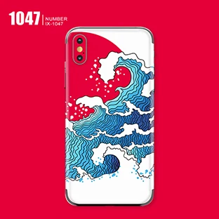 1047 note model GOOYIYO-для iPhone X, XR, XS, Max, наклейка для телефона, роскошная, сделай сам, индивидуальная наклейка, 3 м, виниловая кожа, для iPhone 6, 6 S, 7, 8 Plus, наклейка - Цвет: 1047 note model