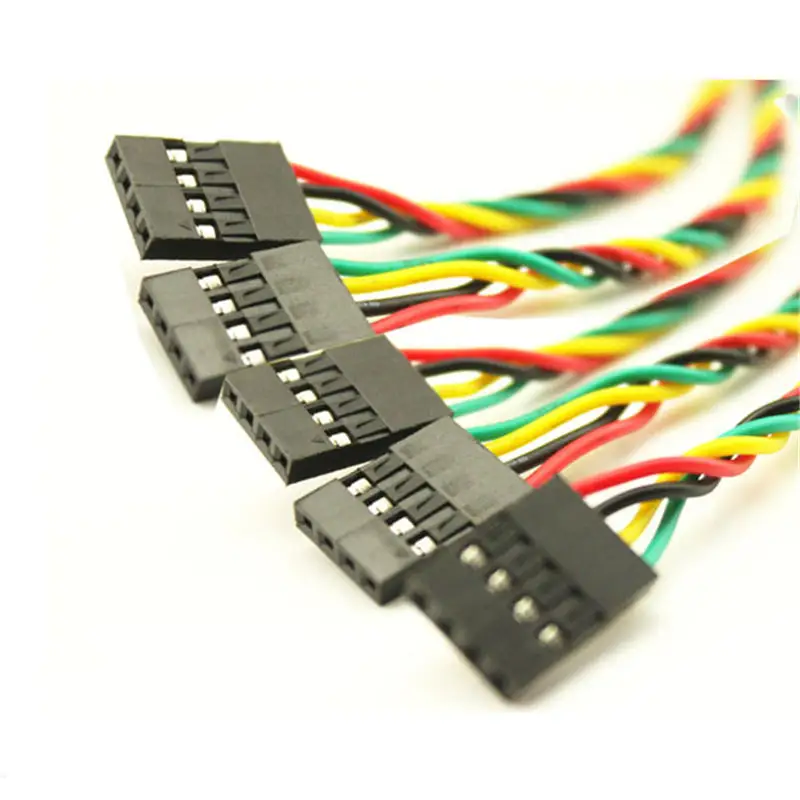 5 шт. 4 контакта 20 см 2 54 Перемычка мм кабели DuPont для Arduino | Электронные компоненты и