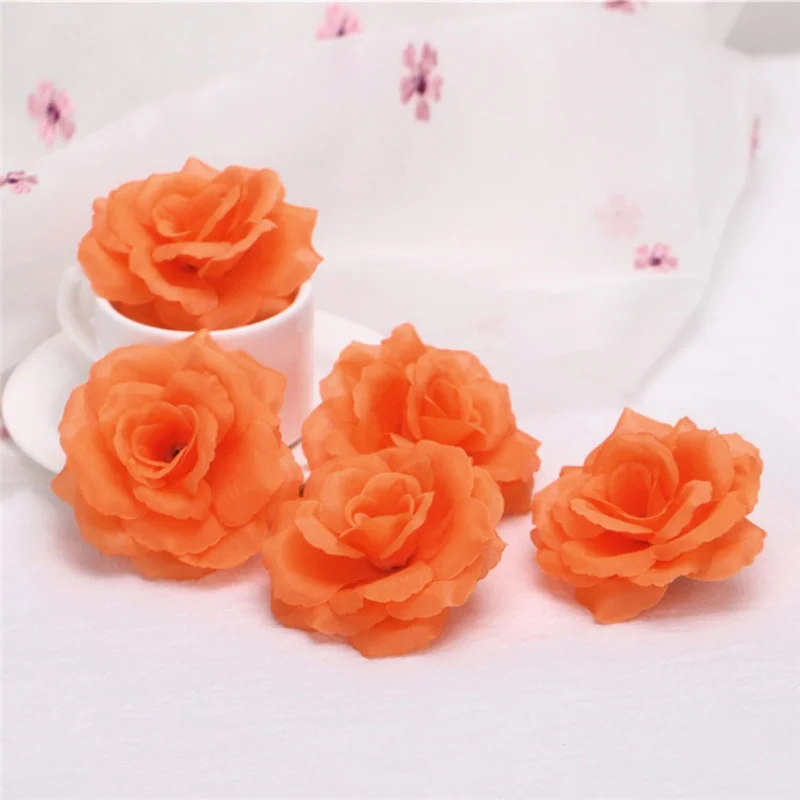 5 pcs Rose Artificial Flower Simulation Cheap Fake Flowers for wedding party Home Decor Bead curtain/ flower basket decor | Дом и сад