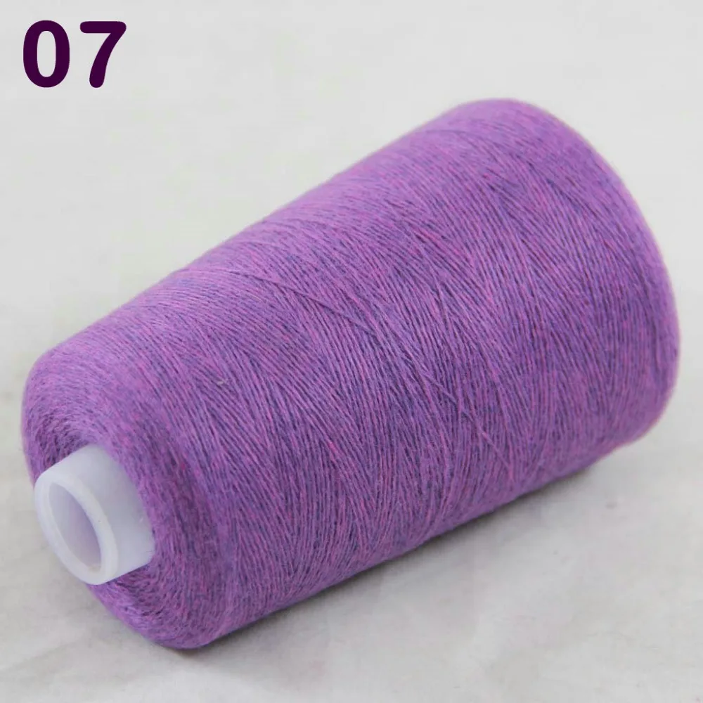 

Sales 1X100g high quality 100% pure cashmere warm soft hand-woven tower yarn Purple 26207