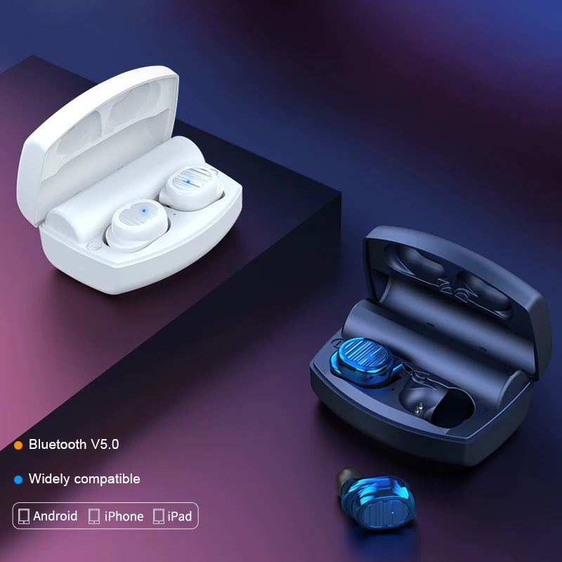 Arlado TWS 8 plus, беспроводные наушники с Bluetooth 5,0, водонепроницаемые спортивные наушники, шумоподавление, стерео гарнитура для телефонов, ПК