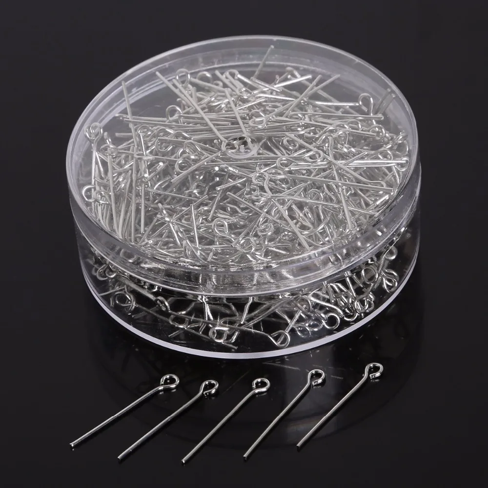 Оптовые поставки 100 500 шт 6 5*2 3 см коробка Rhodium Color Chain Pins иголки прокладки крючки для