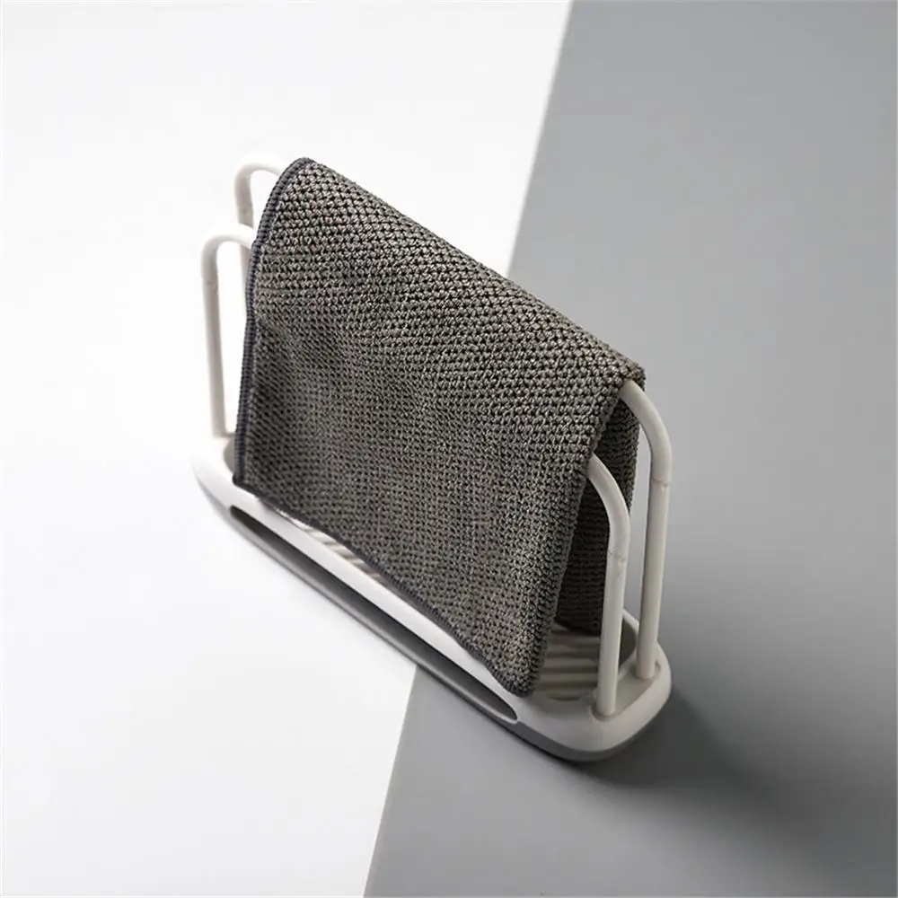 Creative kitchen fashion towel hanging double layer with drain sink drying rag hook frame pole rack*D | Дом и сад