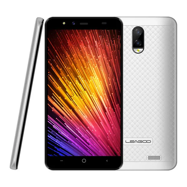 White LEAGOO Z7, 4G, мобильные телефоны, Android 7,0, 1 Гб+ 8 Гб, четырехъядерный смартфон, двойная задняя камера, две sim-карты, 480 P, 5,0 дюймов, сотовый телефон - Цвет: White