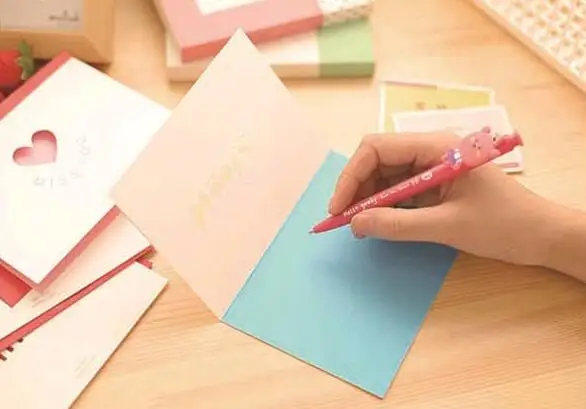 Товары для Фестиваля Бумага поздравительных открыток вырез в форме сердца дня