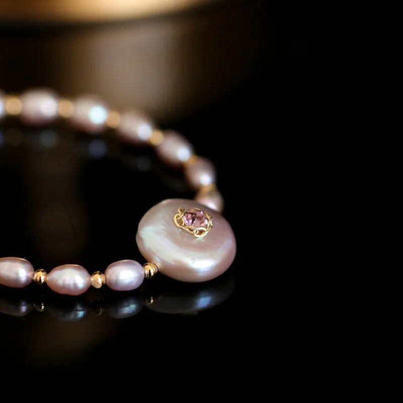 Оригинальные элегантные браслеты ручной работы SINZRY с натуральным пресноводным