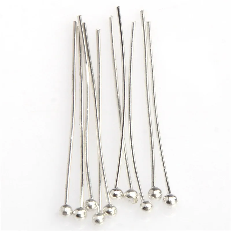 100 шт. акция лучшее качество позолоченные/посеребренные шпильки с шариковой