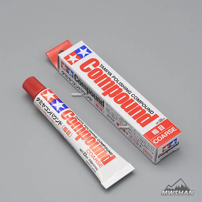 Tamiya 87068 полировальная смесь грубая для пластиковых моделей набор инструментов