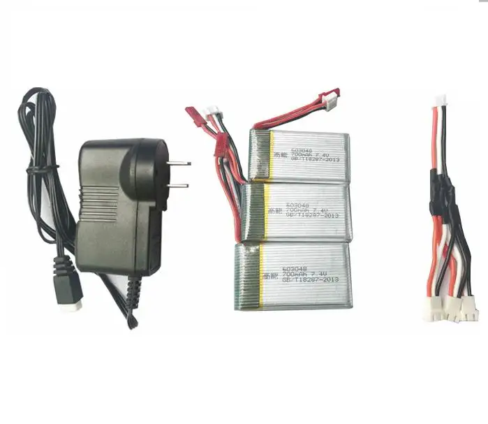 Ewellsold 7 4 V 700mAh литий полимерный * 3 шт + настенное зарядное устройство для X600 F46 X601H