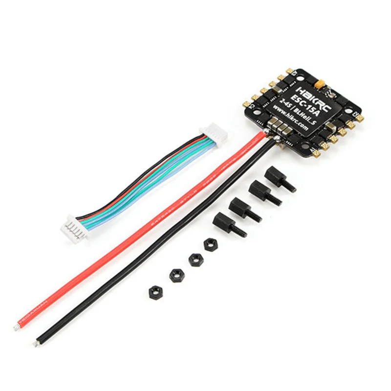 Hakrc 15A Blheli_S BB2 2-4S Dshot 4 In 1 20x20mm ESC for Racing Drone For RC Drones FPV Quadcopter Frame Kit Spare Parts | Игрушки и