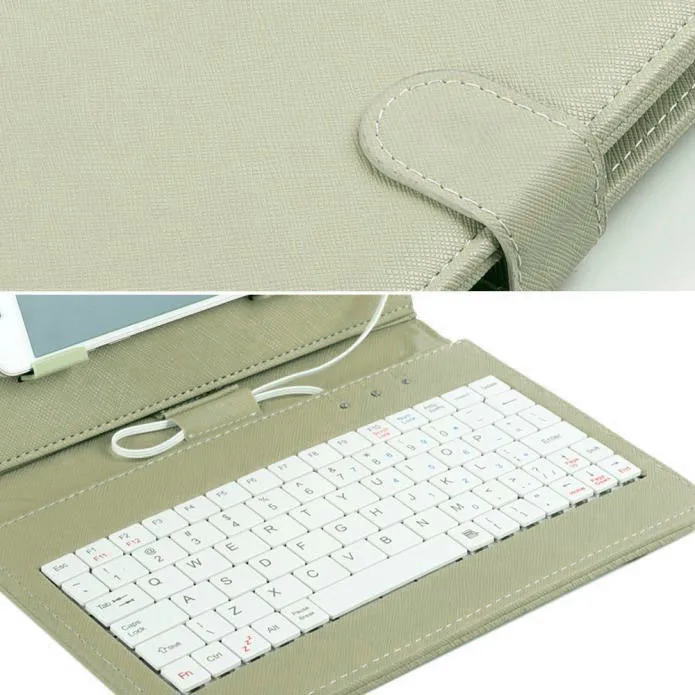 Универсальный чехол книжка с проводной клавиатурой для Android 4 2 '' 6 8'' 20A