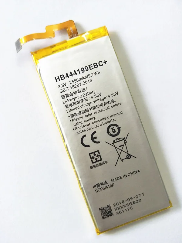 АЗК 2550 мА/ч HB444199EBC + аккумулятор для Huawei Честь 4C C8818 mп CL00 CHM TL00H UL00 G Play Mini Honor чехол