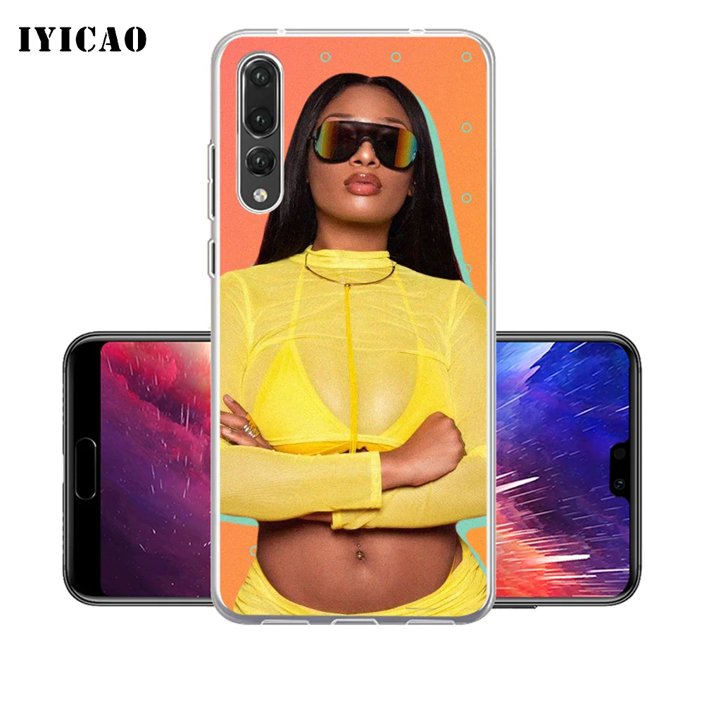 IYICAO Megan Thee жеребец Мягкий силиконовый чехол для телефона Huawei P30 P20 Pro P10 P9 P8 Lite P Smart TPU