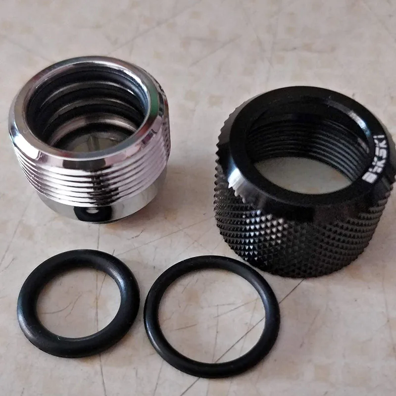 8 шт./лот фитинг для жесткой трубки Od14Mm ручной Компрессионный G1/4ɴ слоя