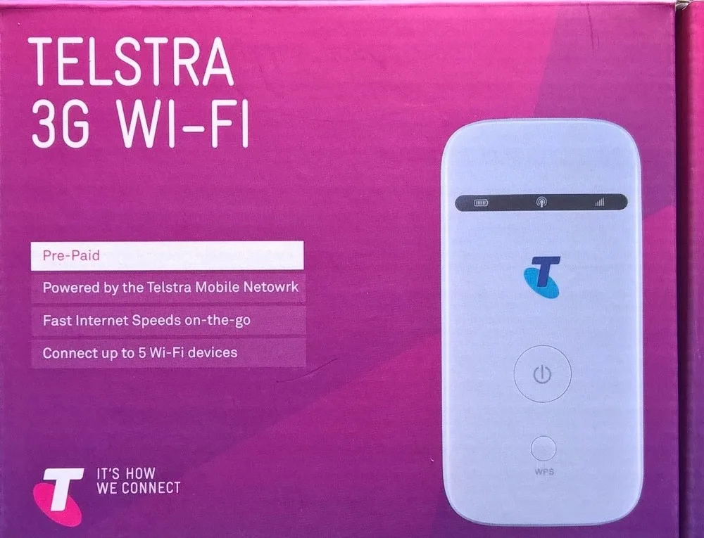 TELSTRA 3G Wifi модем MF65 беспроводной портативный подключение 5 устройств белый|wifi modem|3g