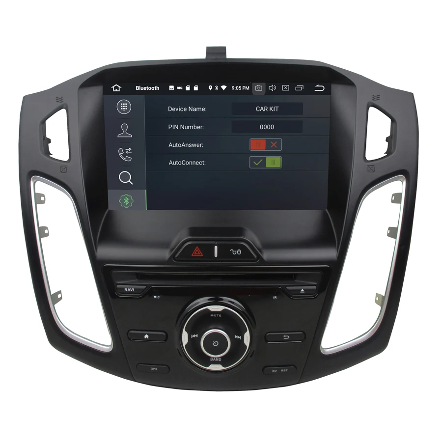 Navirider Android 9,0 автомобильный радиоплеер для Ford Focus 2012 DVD GPS для автомобиля головное устройство мультимедийная Поддержка камеры и рулевого управления