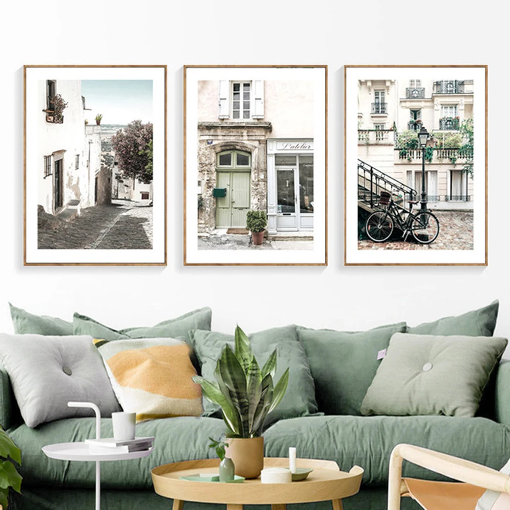 

Full Square/Round Drill 5D DIY Diamond Painting 3 piece British Architecture"landscape Embroidery Cross Stitch 5D kitchen Decor