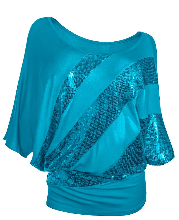 Женская футболка с коротким рукавом летучая мышь повседневный модный топ