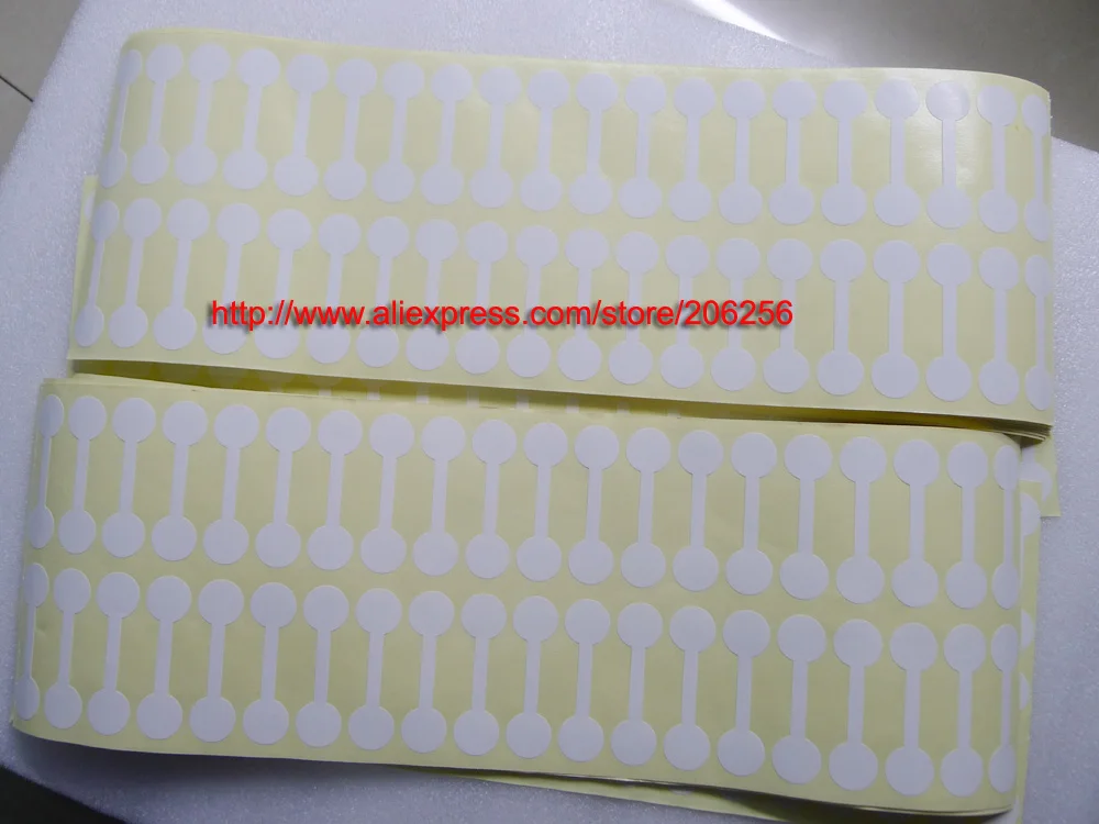 Hot AIBIER Ring label 46mmX13mm*10000pcs/1Roll Thermal transfer blank barcode Labels art paper adhesive printed sticker | Электроника
