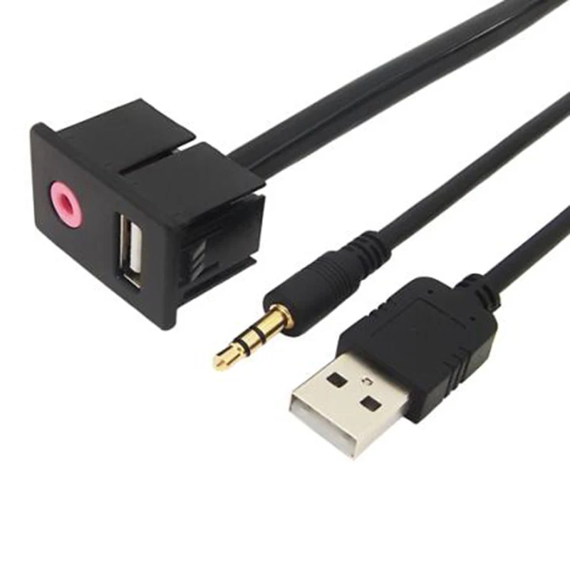 Автомобильный Aux кабель USB разъем автомобильный адаптер Аксессуары для колонок 12