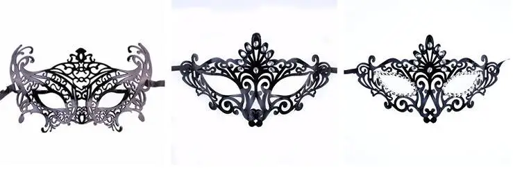 Сексуальная полая маска из ПВХ окрашенная в цвет верхняя половина лица