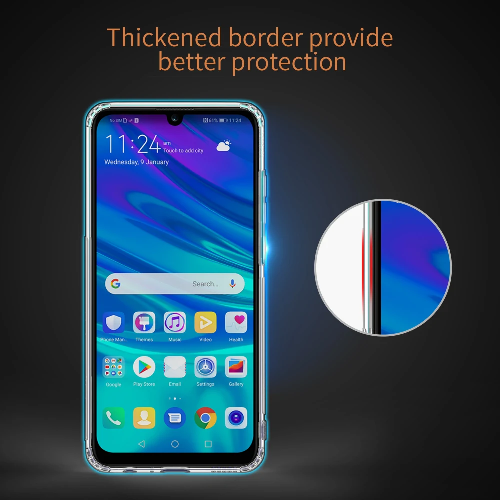 NILLKIN huawei P Smart чехол huawei P Smart() чехол из силикона серии "Природа" Мягкий ТПУ чехол для телефона s