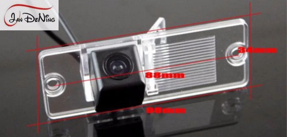 JanDeNing HD CCD Парковка заднего вида/запасная камера вида/номерной знак света OEM для