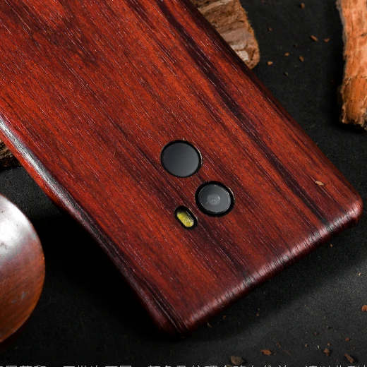 Натуральный Деревянный чехол для телефона Xiaomi Mi Mix 2S 2 из черного ледяного дерева