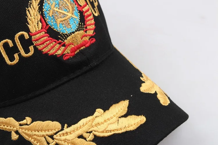 Мужские бейсболки унисекс в русском стиле черные красные хлопковые летние с 3D