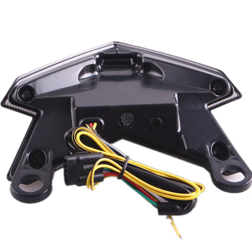 

LED Rear Brake Turn Signals Integrated Tail Light For Kawasaki Ninja ZX6R Z800 2013-2014 Smoke